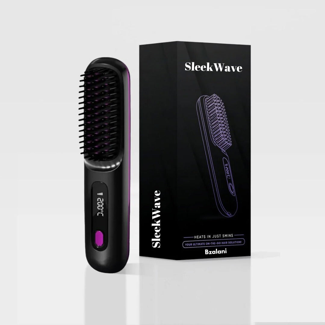 SleekWave™ | Wireless  Straightener Brush